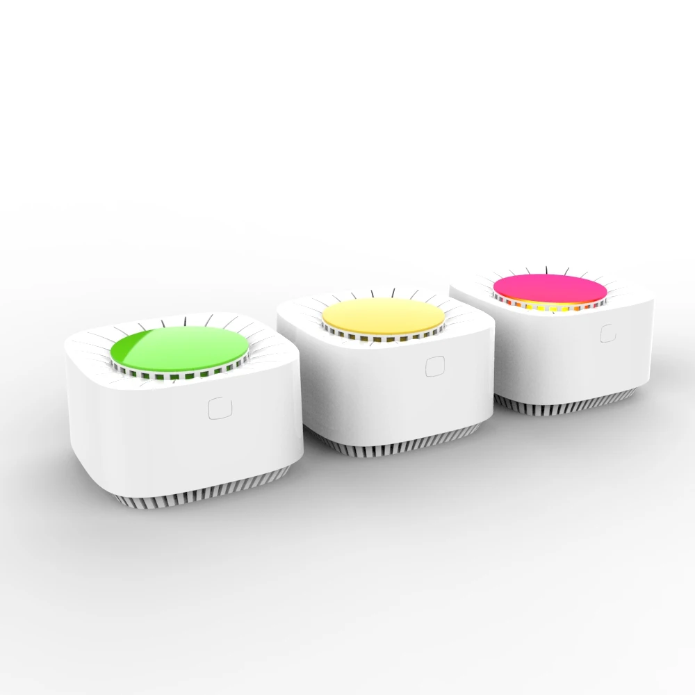Egg Type Carbon Dioxide Detector With Three Different Light Displays and Automatic Alarm TUYA WiFi | Инструменты