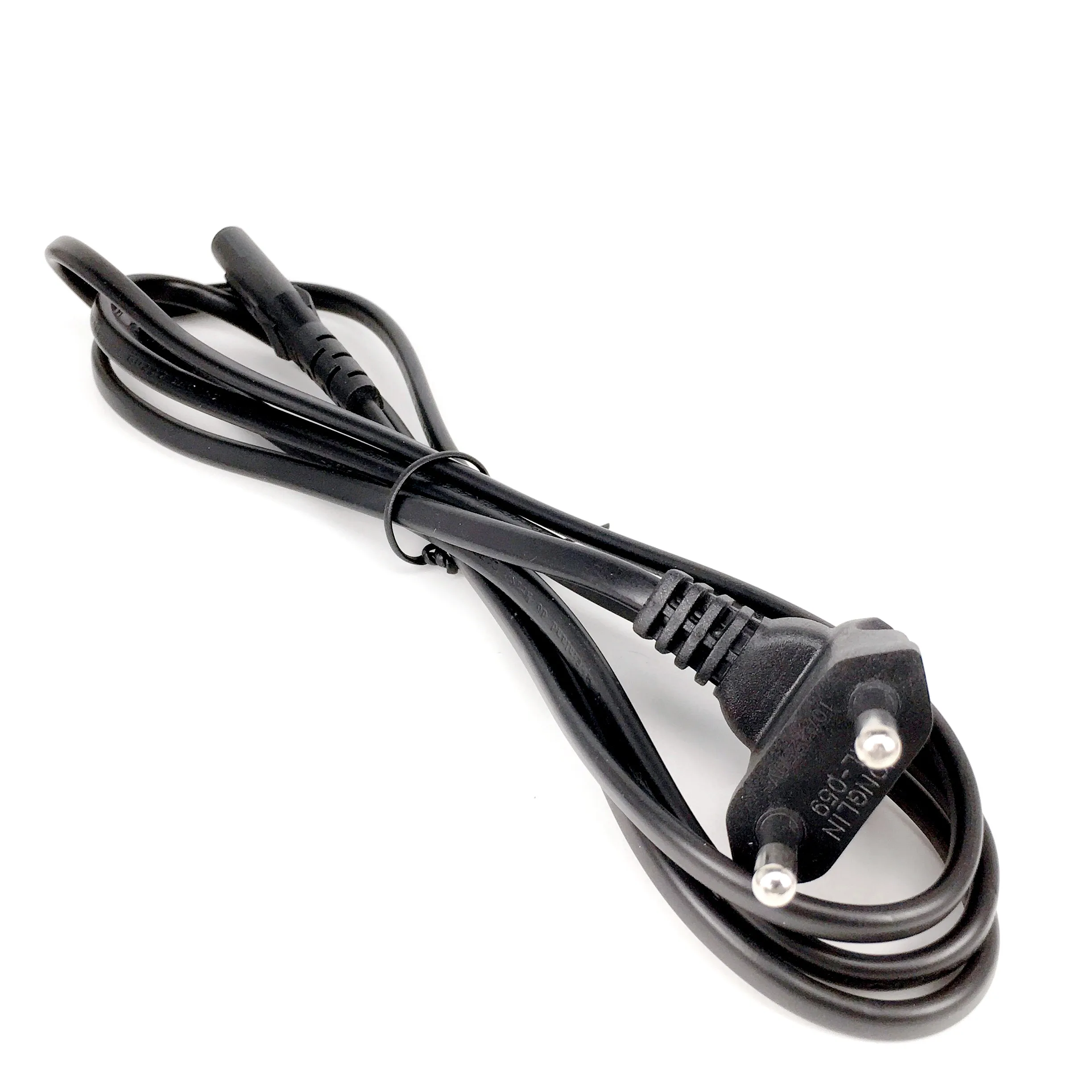 Шнур питания переменного тока C7 с углом 90 градусов для Samsung Philips Sony LED TV EU Schuko CEE7/16 к