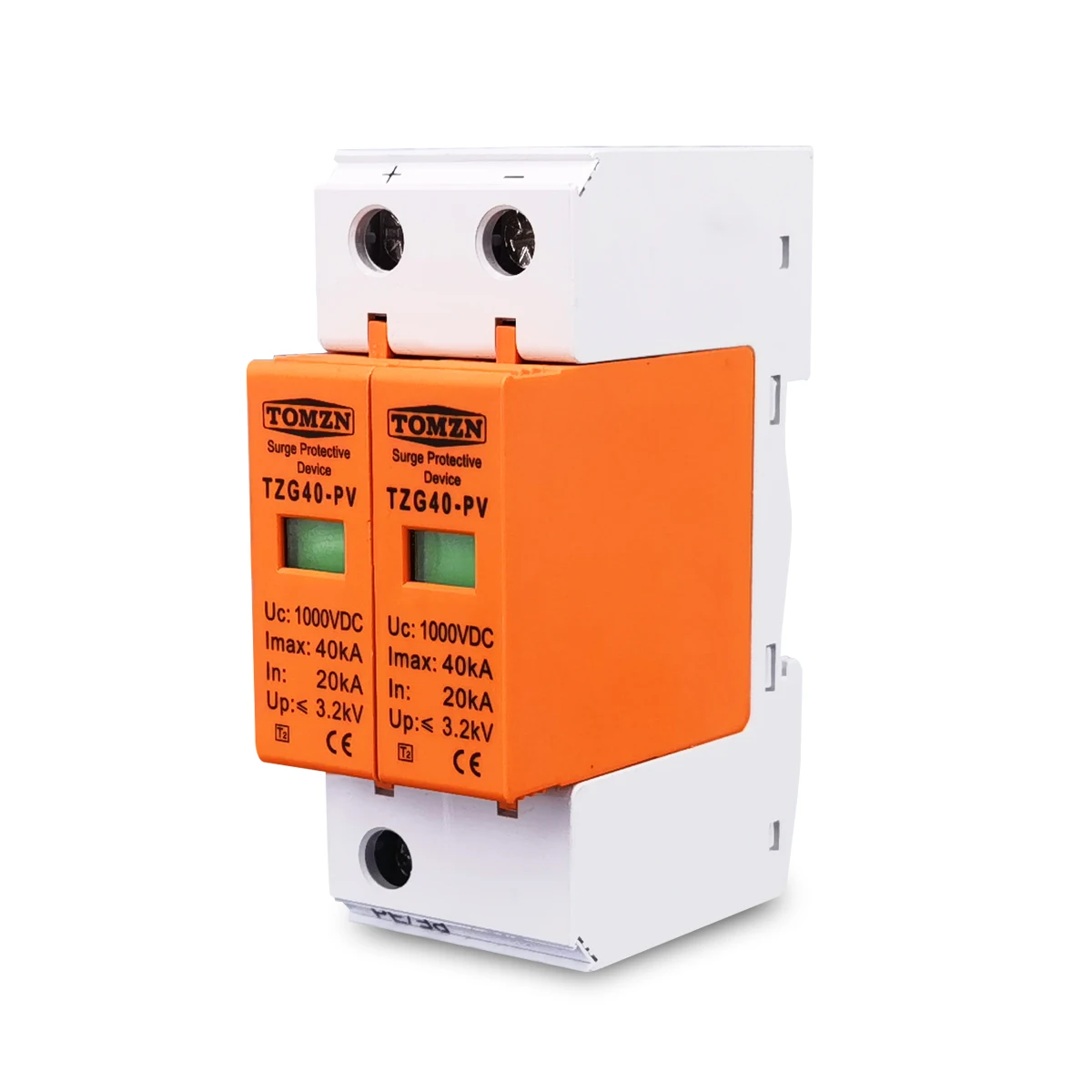 TOMZN DC SPD 1000 в 20 ка ~ 40 кА Защита от перенапряжения для дома защитное устройство