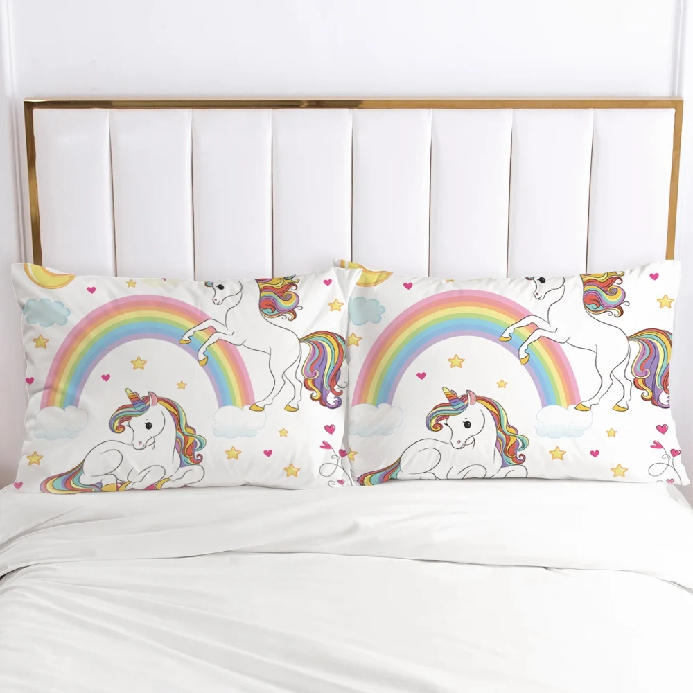

1pc Cartoon Children's Pillow cover Pillow case Bedding Pillowcase Pillowcovers decorative 3D Print for kids baby boy girls moon