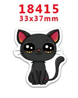 18415 30 шт мультфильм персонаж плоское украшение из смолы PR 17585 - Цвет: 18415