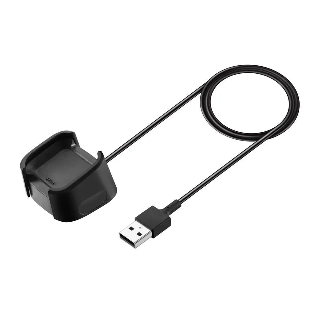 Charger Replacement Usb Charging Cable For Fitbit Versa 100cm Dock Smartwatch-black | Электроника
