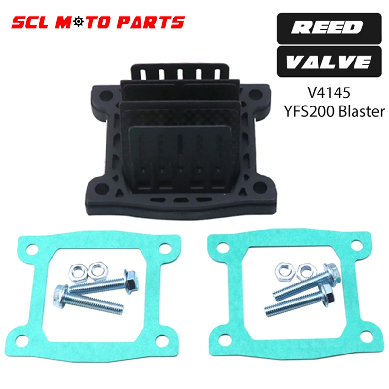 

ALconstar-Впускной герметичный клапан из углеродного волокна для мотоцикла YAMAHA YFS200 Blaster 1988-2006 VFORCE 4 V4145, новые запчасти для мотоциклов