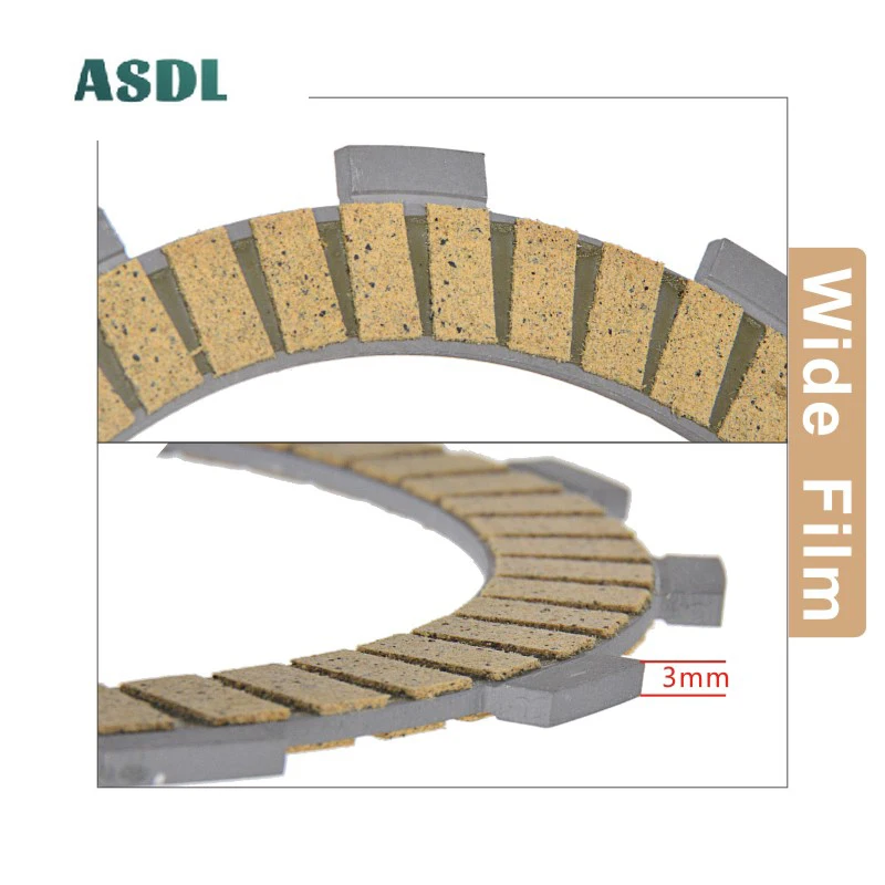 

250cc 570cc Motorcycle Paper Based Friction Clutch Plate Kit For Gas Gas SM250 SM 250 1996 For Husqvarna TC570 TC 570 2001-2004