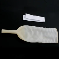 50pcs single use latex jacketed urine bag disposable cover urine collection latex urine pick urinal drainage bag 30 35mm