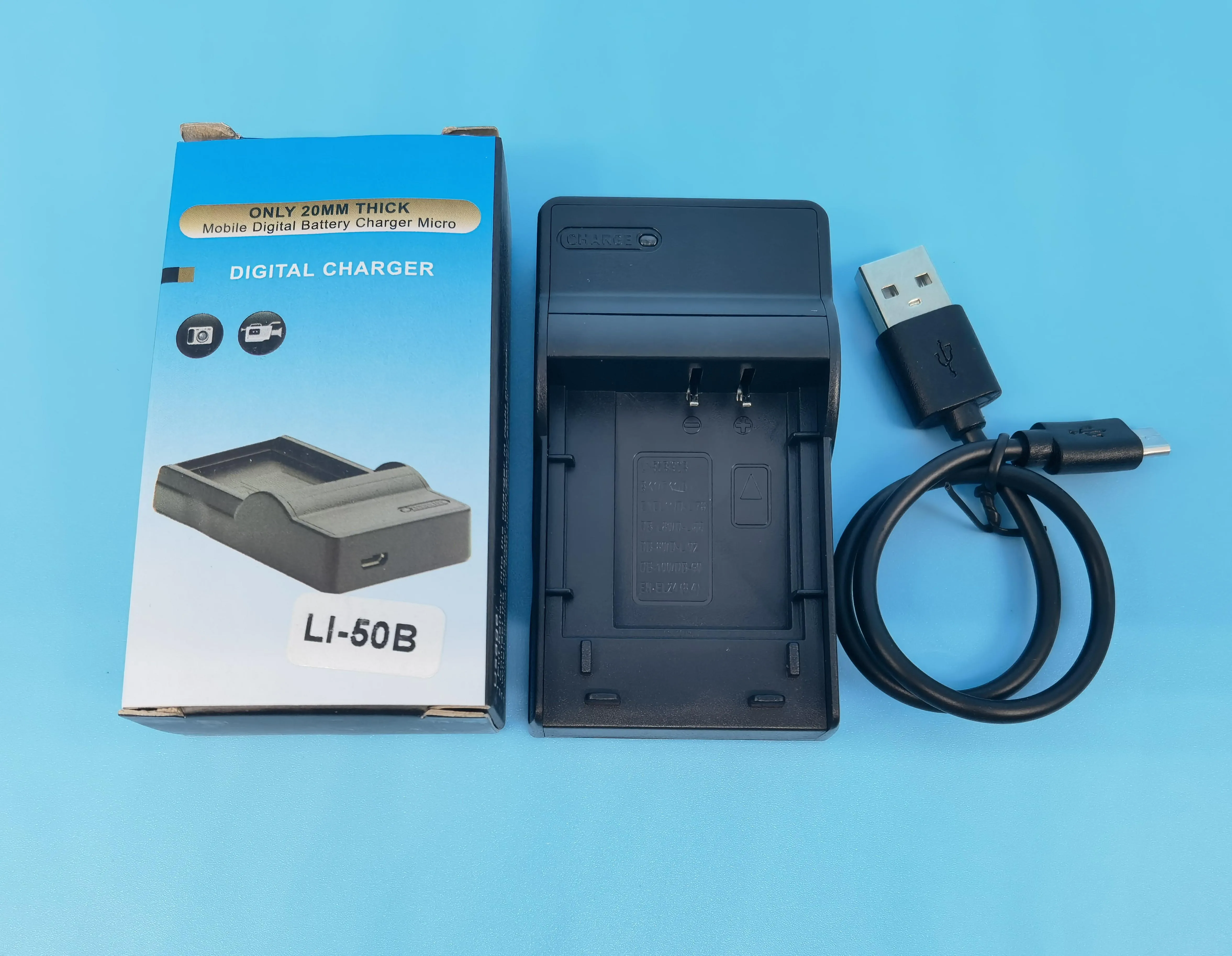 

LI-50B li50b USB Charger for Olympus u1010 u6010 SP-800 SZ-20 XZ-1 ZX-1VR305 SZ-30 SZ-15 SZ14 SZ11 TG-820 VH-410 VH-510 VR-340