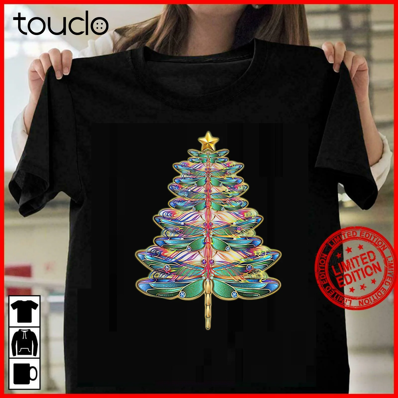 

Christmas Tree 2020 Gift For Fan Dragonflies T-Shirt unisex
