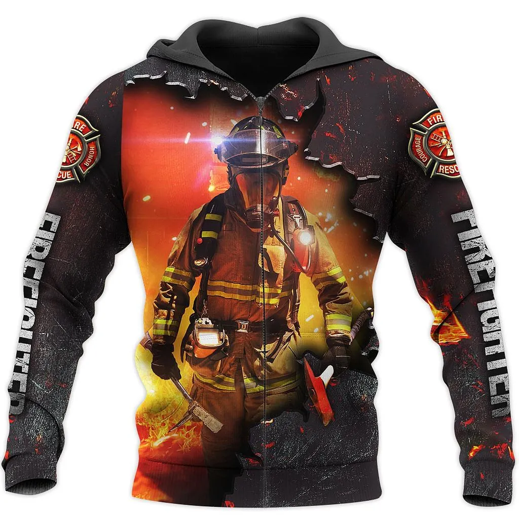 

Brave Fireman 3D All Over Printed Shirts Men and Women Fashion Casual Sweatshirt LJ-02