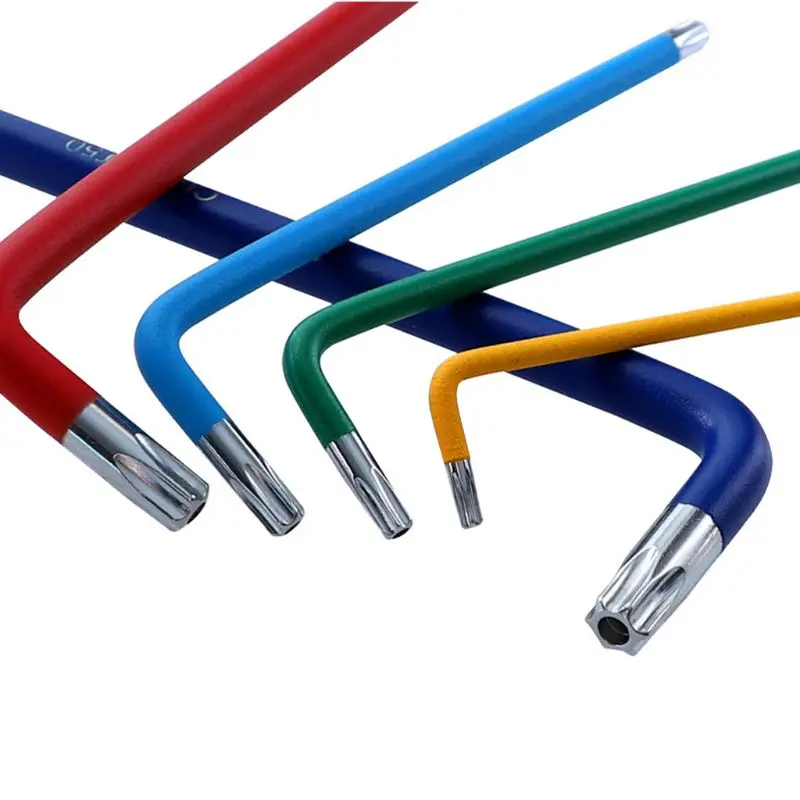 

9pcs Ball-head Screwdriver Hex Wrench Set Hexagon Torx Star L Type Spanner Universal Repair Hand Tools