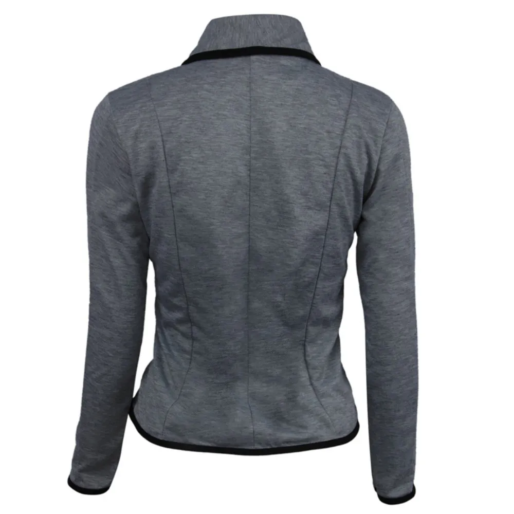 Joineles, одноцветные, размера плюс, 6XL, Женские повседневные топы, OL, Осенние, с отворотами, свернутые рукава, короткие карманы, однобортные, тонкие куртки