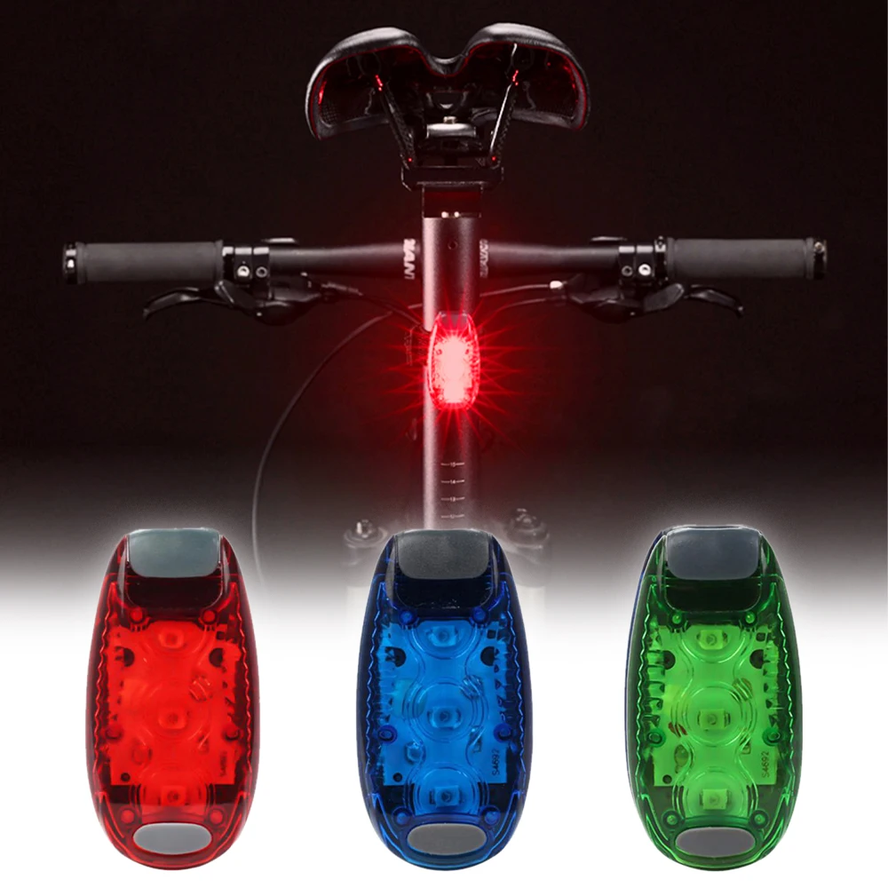 

1pc Multifunctional Outdoor Mini Warning Light Bicycle Tail Light Backpack Light Helmet Light Running Warning Light