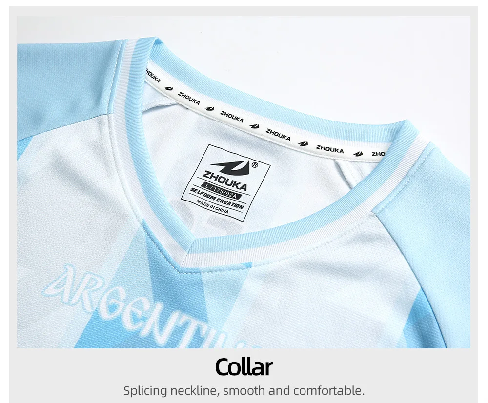 Мужской синий спортивный костюм футбольные майки Camiseta Futbol командная спортивная одежда на заказ футбольные футболки сублимированные ваши собственные футбольные футболки