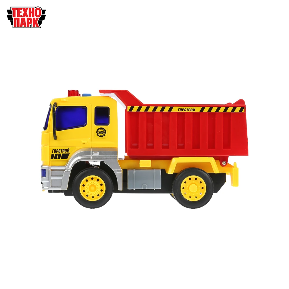 Машина ТЕХНОПАРК КАМАЗ самосвал 17см пластиковый со светом и звуком инерционный