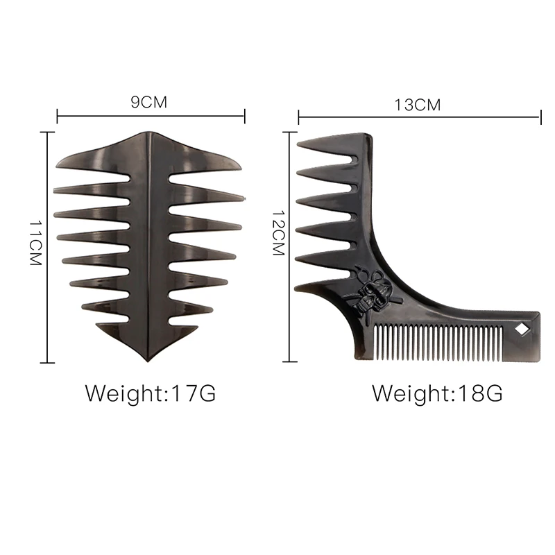 Мужская расческа в стиле ретро искусственная Расческа с большими зубцами для