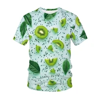 fruit style 3d print t shirt men women fashion o neck short sleeve t shirt kiwi pattern hip hop streetwear tees tops male tshirt