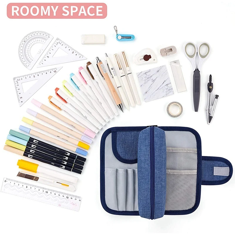 

ANGOO Pencil Pouch Pen Bag Storage Stationery for Student Kids Teen