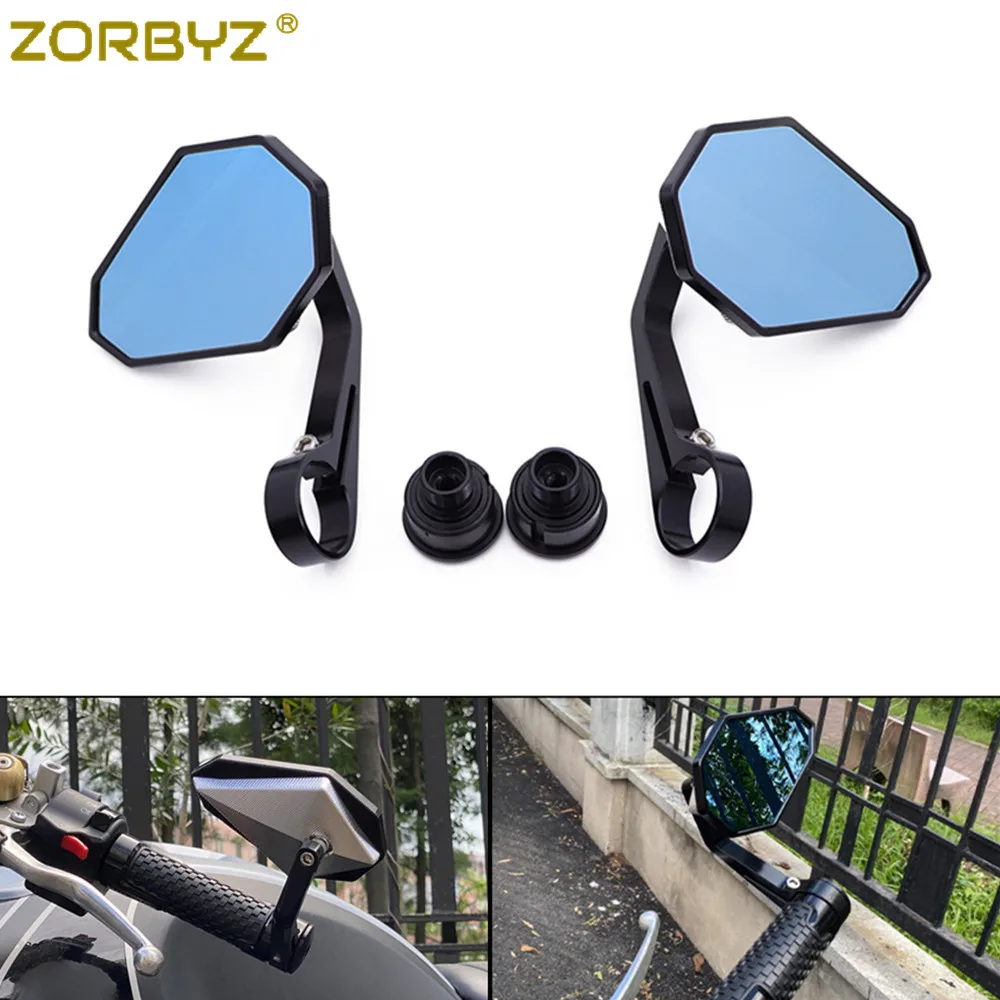 ZORBYZ Новый Мотоцикл CNC алюминиевый руль боковое зеркало с внутренней резьбой для