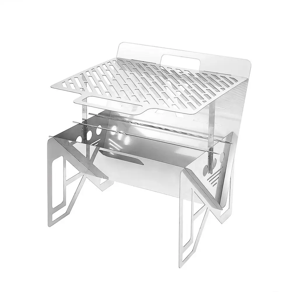 

Портативный гриль для барбекю, складной мини-гриль на древесном угле, кухонные принадлежности, аксессуары для кемпинга, пикника, барбекю, Пр...