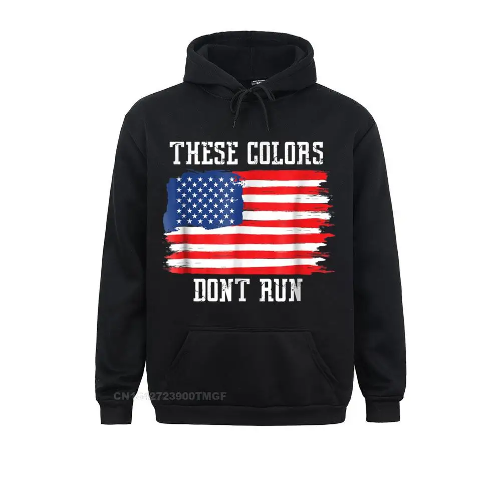 

These Colors Dont Run Patriotic USA American Flag Sweatshirts Fashionable Long Sleeve Casual Mens Hoodies Hoods Summer/Fall