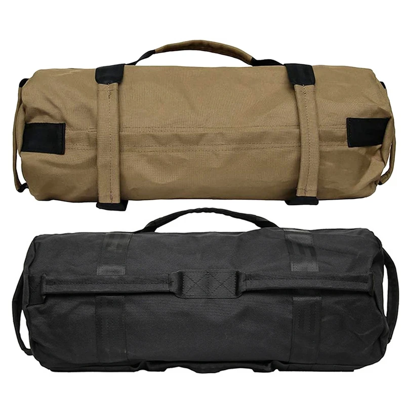 

Empty Adjustable Weight Training Sandbag with Multiple Handle for Functional Strength Training,Yellow