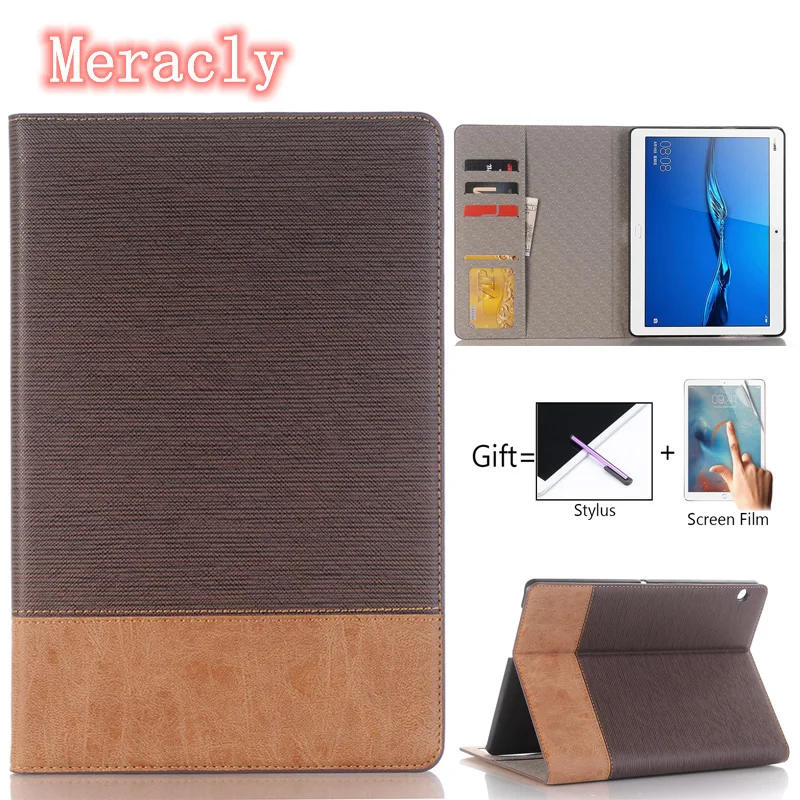 Новинка 2018 деловой чехол из искусственной кожи для Huawei MediaPad T3 10 планшета 9 6 дюйма