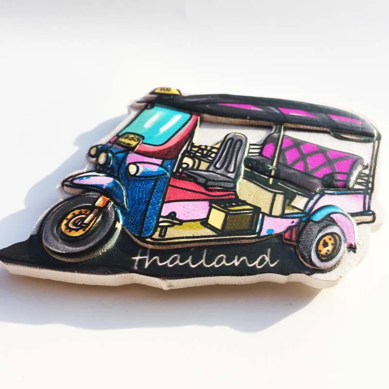 Тайланд наклейка на холодильник 3d стерео Бангкок Пхукет нефрит Будда храм