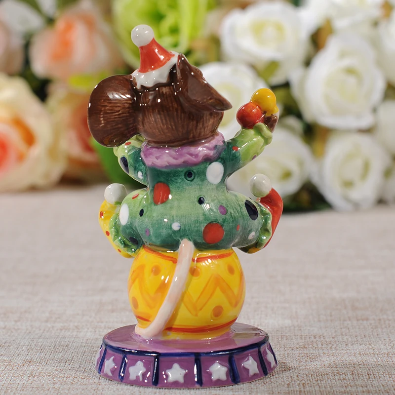 Клоун мышь керамические орнаменты украшения для дома подарки на свадьбу день