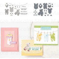 all for baby metal cutting dies and clear stamps set for diy scrapbooking card album photo making diy crafts stencil 2021 new