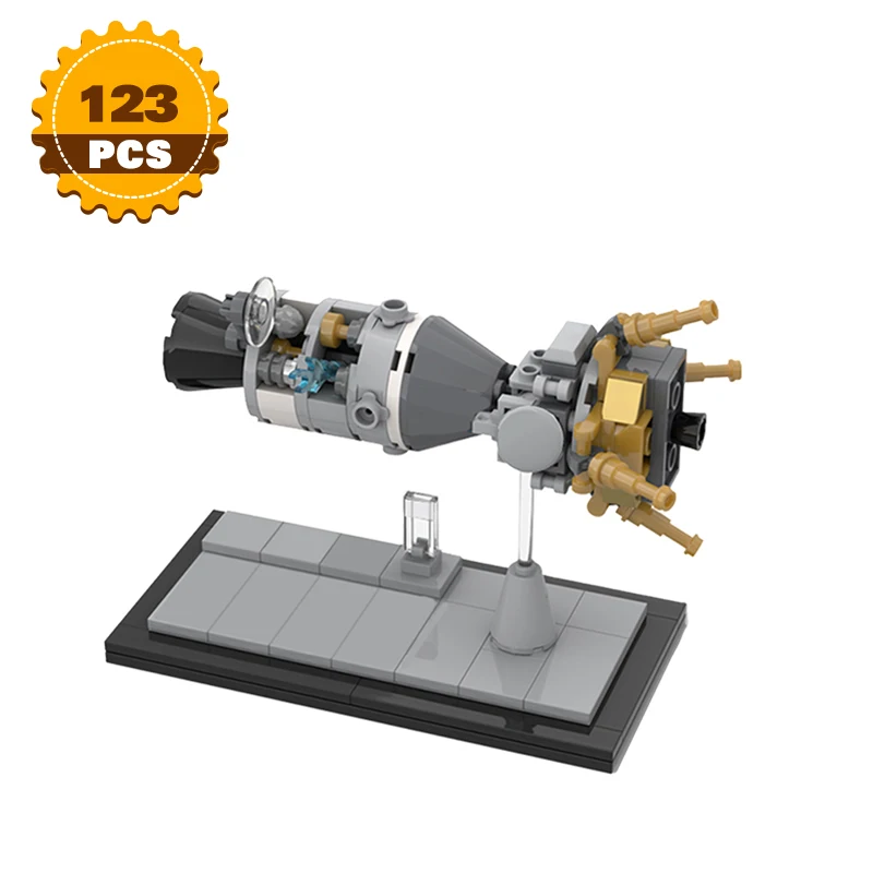 

MOC High Tech Space Technology No. 13 Lunar Landing Spacecraft Mini Model Building Blocks Assembling Toys Holiday Gift Kids Toys