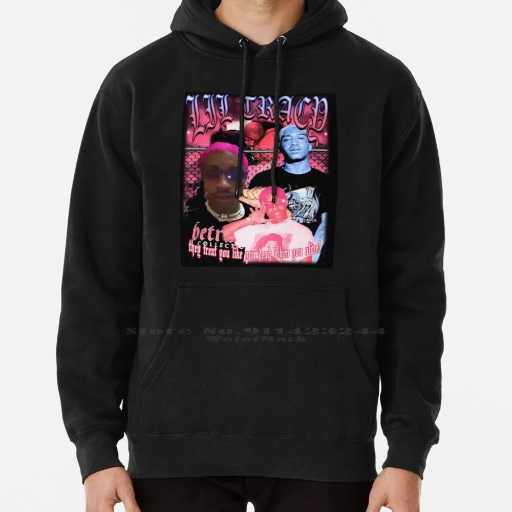 

Lil Tracy They Treat You Like You Dead When You Alive! Hoodie Sweater 6xl Cotton Hellboy Lil Peep Gothboiclique Gbc Wicca Phase