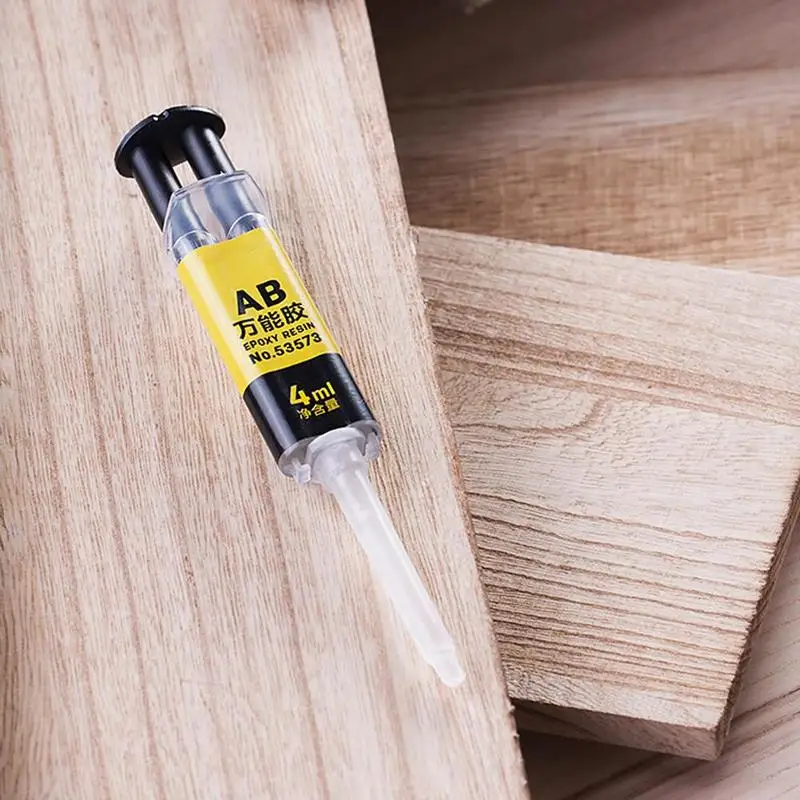 Водостойкий Универсальный крепкий клей эпоксидная смола 4 мл AB канцелярские