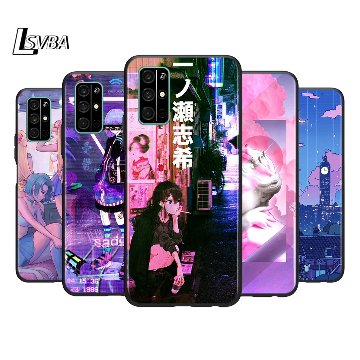 Силиконовый чехол с парным глюк для телефона аниме Honor 9 9X Lite 9S 9A 9C 8 8A Prime 8X макс. 20 30