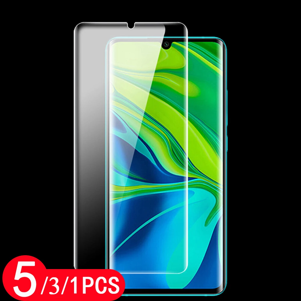 

5/3/1Pcs screen protector glass for xiaomi mi 8 9 SE 9T CC9 pro cc9e note 10 lite 10T Ultra tempered glass phone protective film