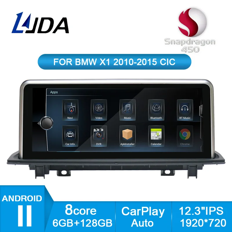 

12,3 дюймовый 1920*720 Android 11 Автомобильный мультимедийный плеер для BMW X1 E84 (CIC) 2010-2015 автомобильный радиоприемник GPS-навигация стерео автоаудио