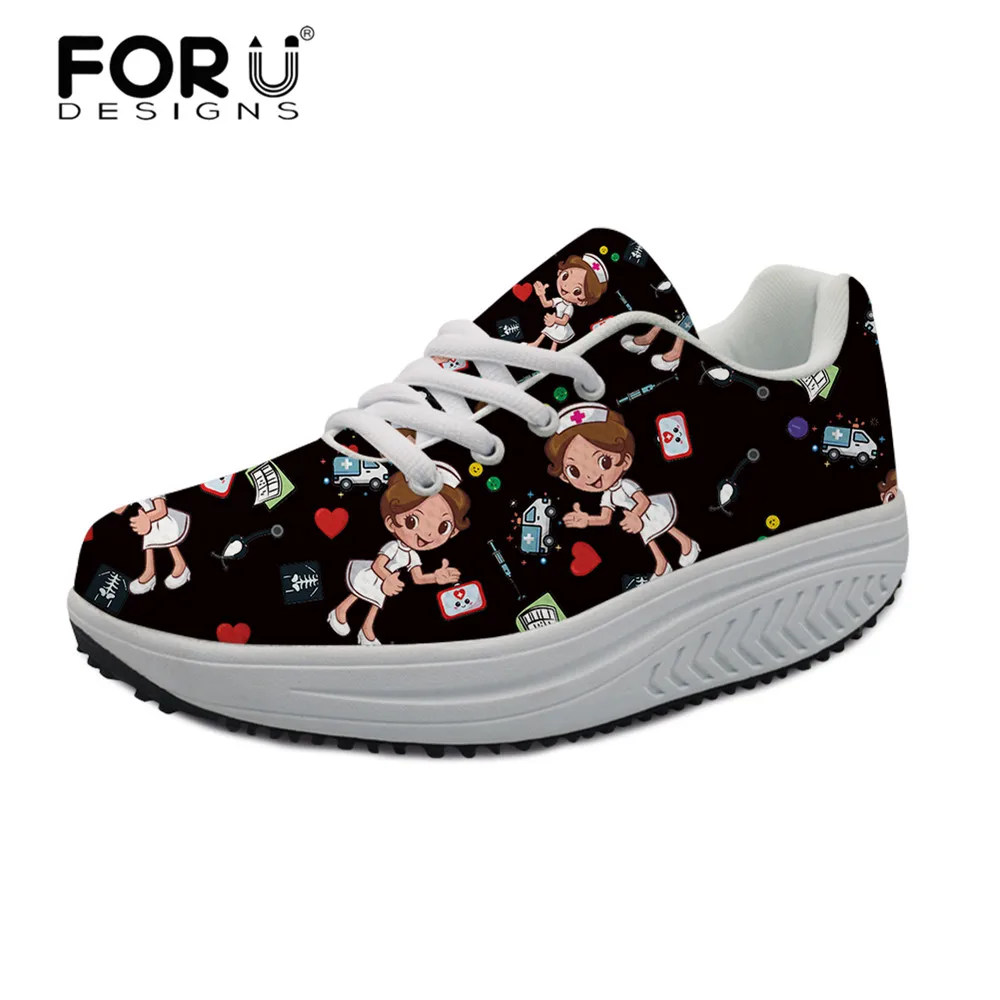 

Женские кроссовки для фитнеса FORUDESIGNS, с рисунком, на плоской подошве