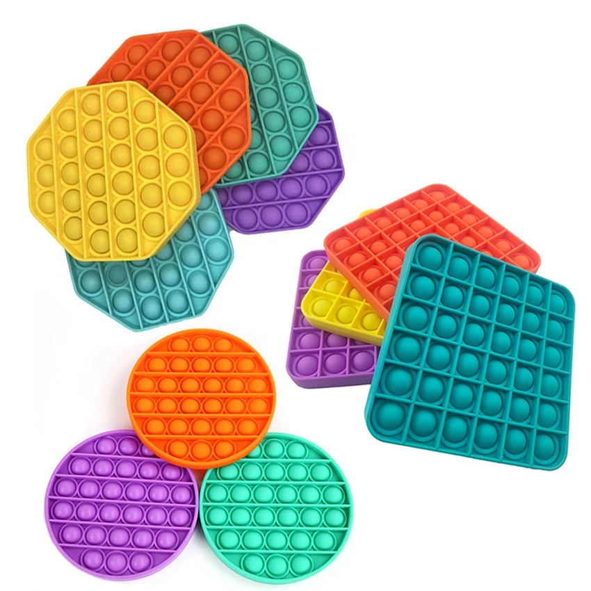 

Push Bubble Pop It Fidgets Toy Autism Needs Squishy Antistress Reliever Sensory Toys Adult Child Funny Anti Stress for Kids