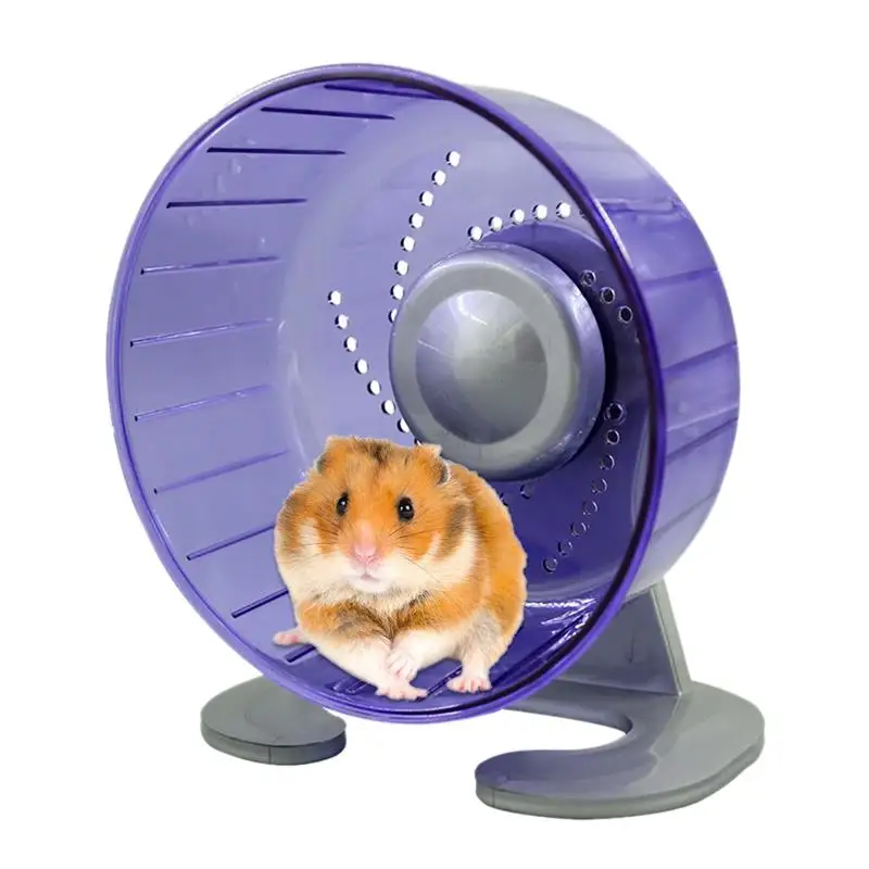 

New Pet Hamster Running Wheel Toy Plastic Mini Silent Rotatory Jogging Wheel For Small Pets Ferrets Sport Hedgehog Exercise Toys