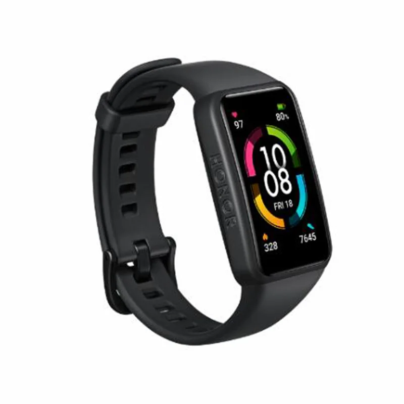 Оригинальный Смарт браслет Honor Band 6 AMOLED Водонепроницаемый Фитнес с Bluetooth