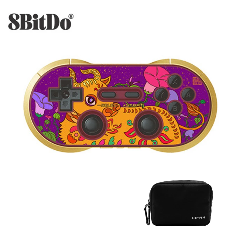

8BitDo Wireless Bluetooth Gamepad Year Of The OX Limited Edition Controller for Switch Steam Windows macOS Android Raspberry PI