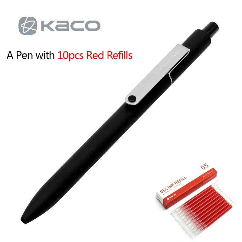 Pen and Red Ink Xiaomi KACO ALIO сумка для хранения ручек для 20 ручек на молнии водостойкая сумка для хранения ручек черный Xiomi чехол для ручки держатель для хранения Чехол Карандаш - Цвет: Pen and Red Ink