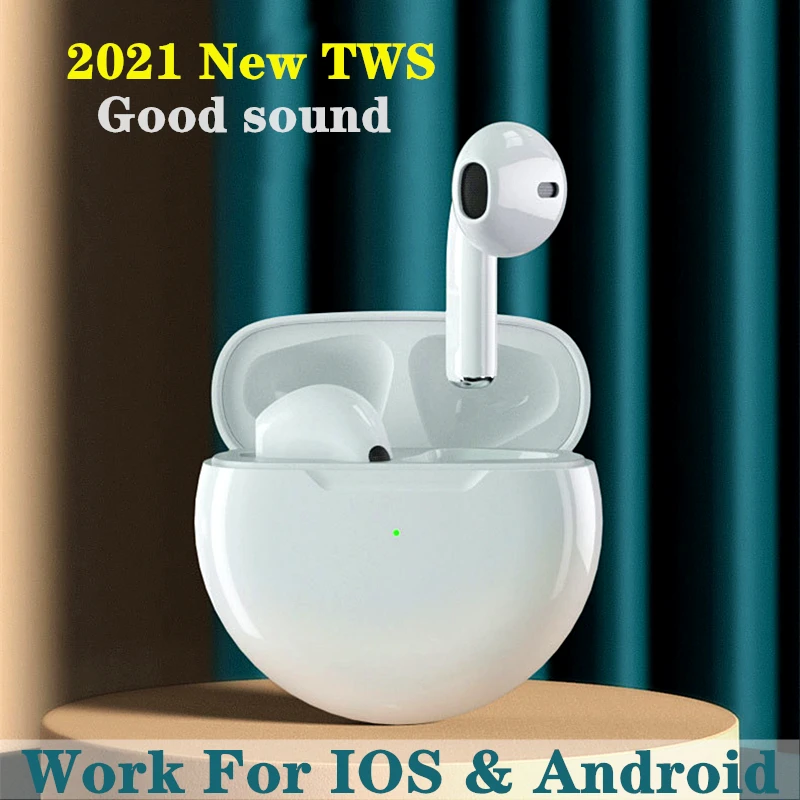 

Touch Control Wireless Headphone Bluetooth Earphones Sport Earbuds For Huawei Iphone OPPO Xiaomi TWS Music Headset With Mic pro6