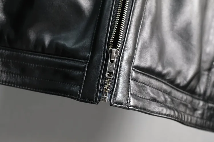 Мужская куртка из овечьей кожи на осень и зиму мужская натуральной размера плюс