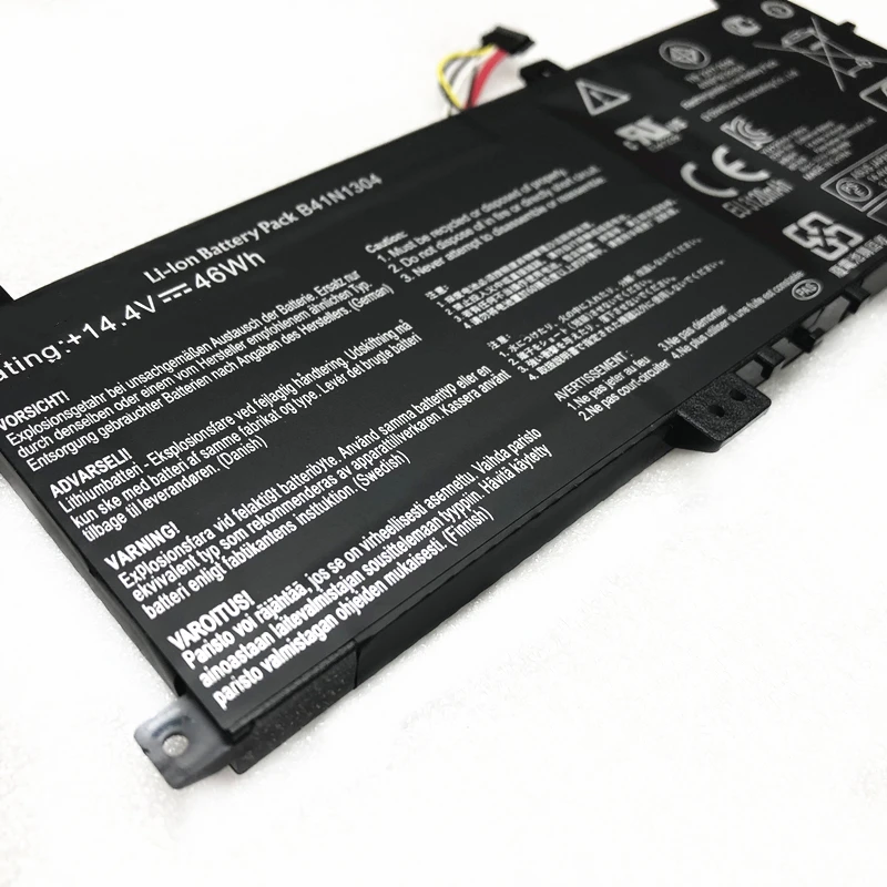 

B41N1304 Laptop Battery For Asus VivoBook S451L S451LA S451LB S451LN V451L K451L New Laptop 14.4V 46Wh