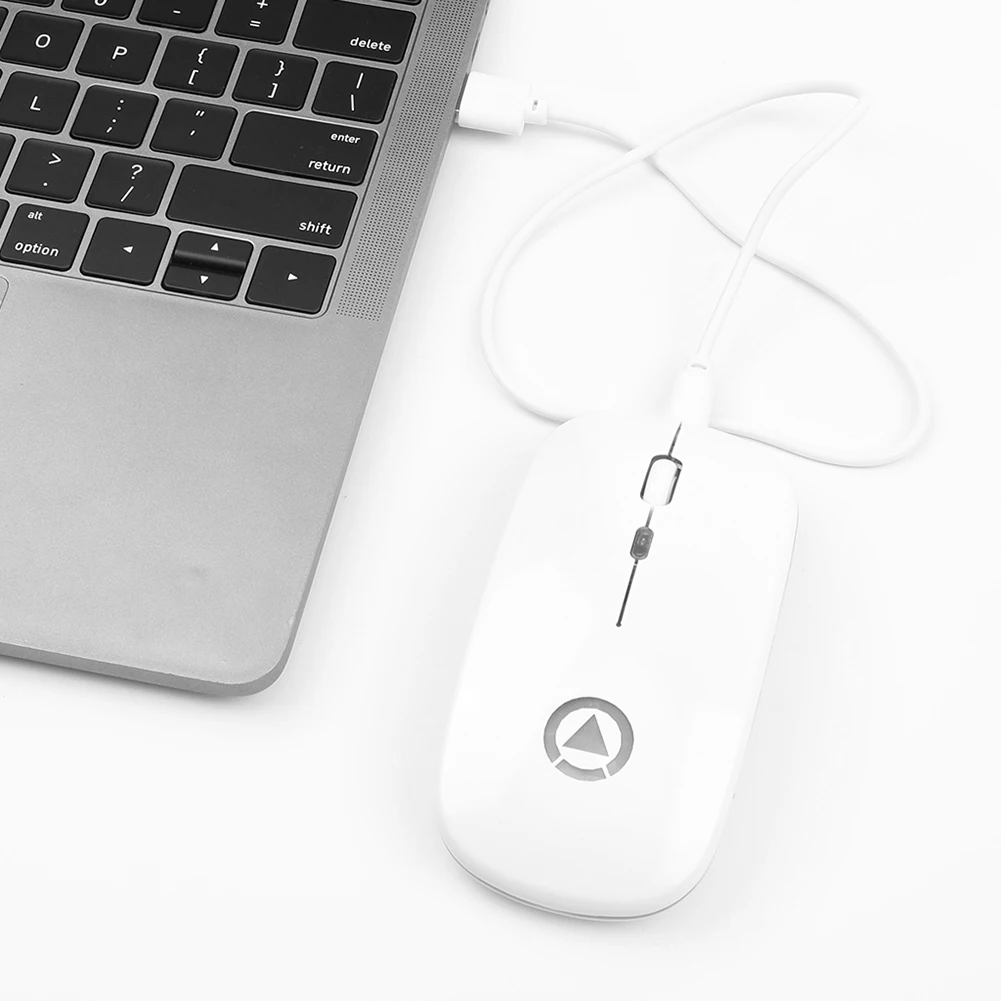 

Мышь беспроводная аккумуляторная A2 Slim, 2,4 ГГц, USB-приемник