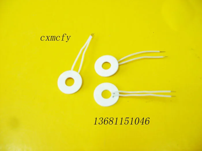 

High Temperature Ceramic Heating Plate MHC Alumina Ceramic Heating Plate OD20xID8x1.2 220V 315-385ohm