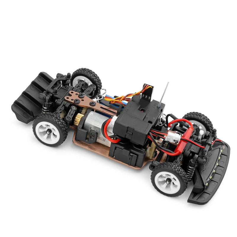WLtoys k989 Модернизированный 284131 1/28 со светодиодными лампами 2 4G 4WD 30 км/ч
