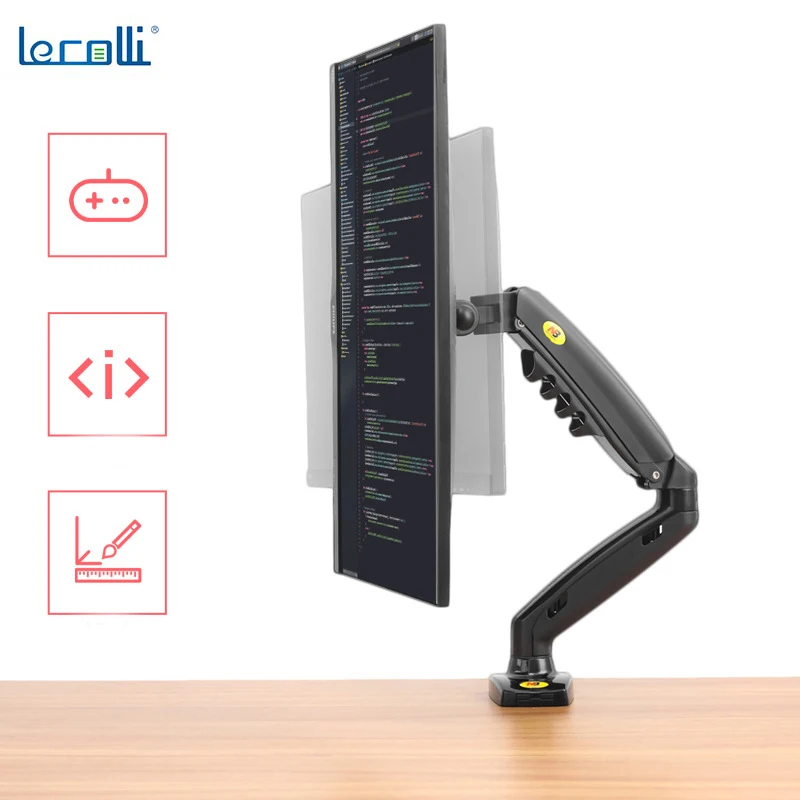 

New Computer Stand LCD Monitor Stand Desktop Universal Rotating Lifting Telescopic Computer Stand Monitor Hanger
