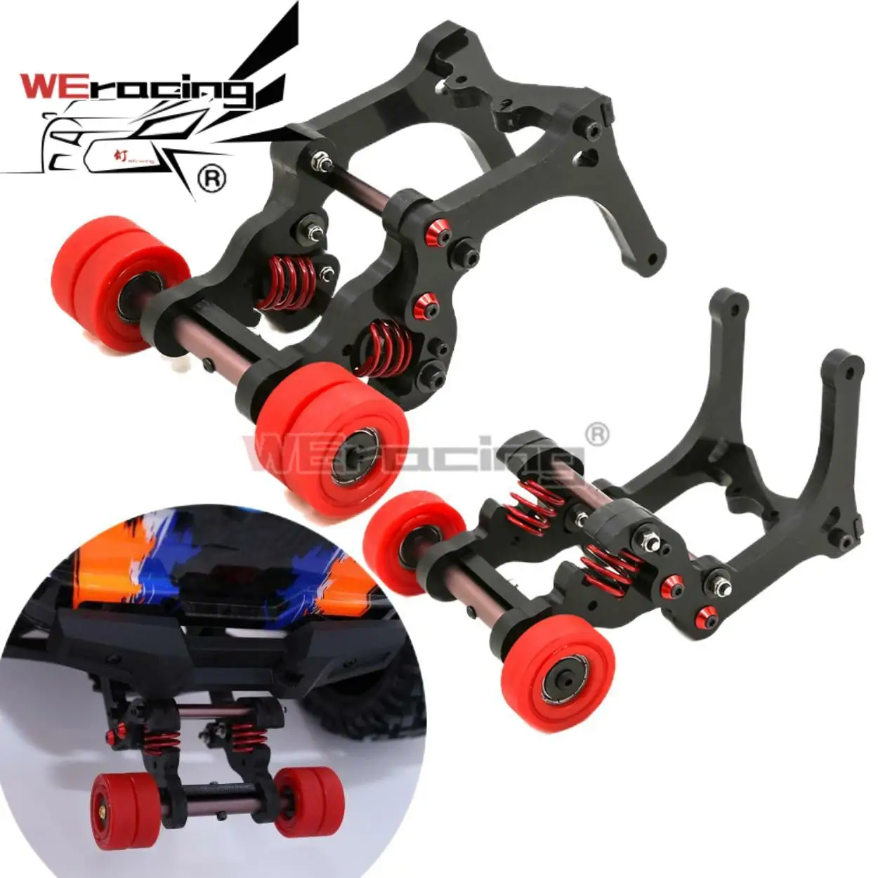 

X-MAXXU pgrade part for 1 / 5 RC traxxas xmaxx x-maxx large x, new spring head wheel Tumbling wheel, head-up wheel, fifth round