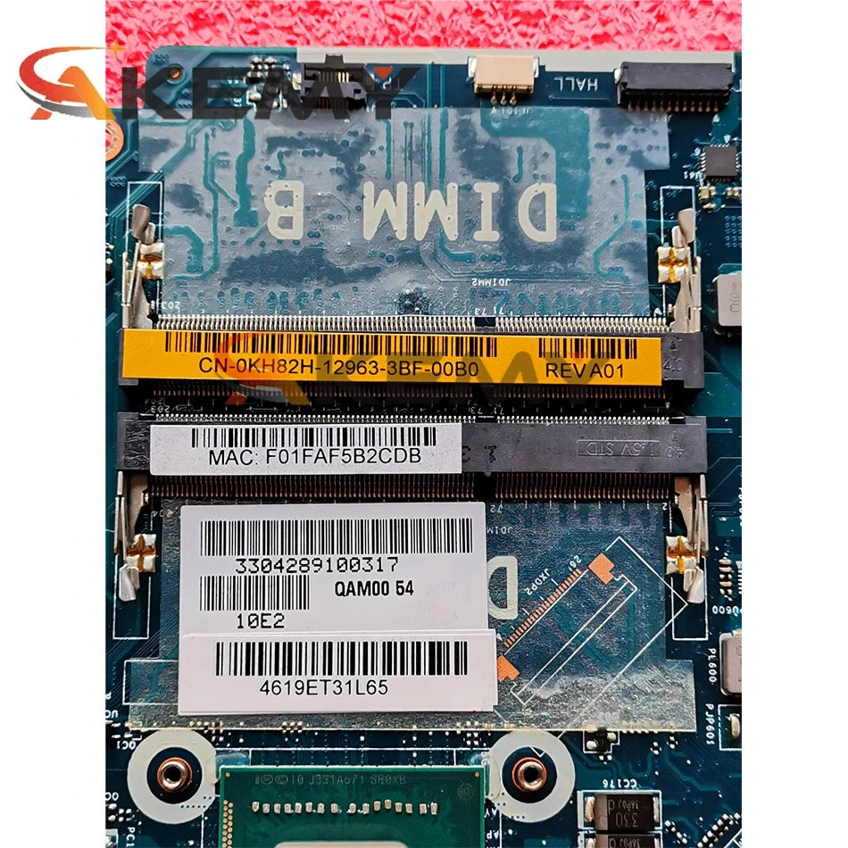 Оригинальная материнская плата для ноутбука DELL Latitude E6230 Core I3-2350M CN-0H62PP 0H62PP QAM00 LA-7731P