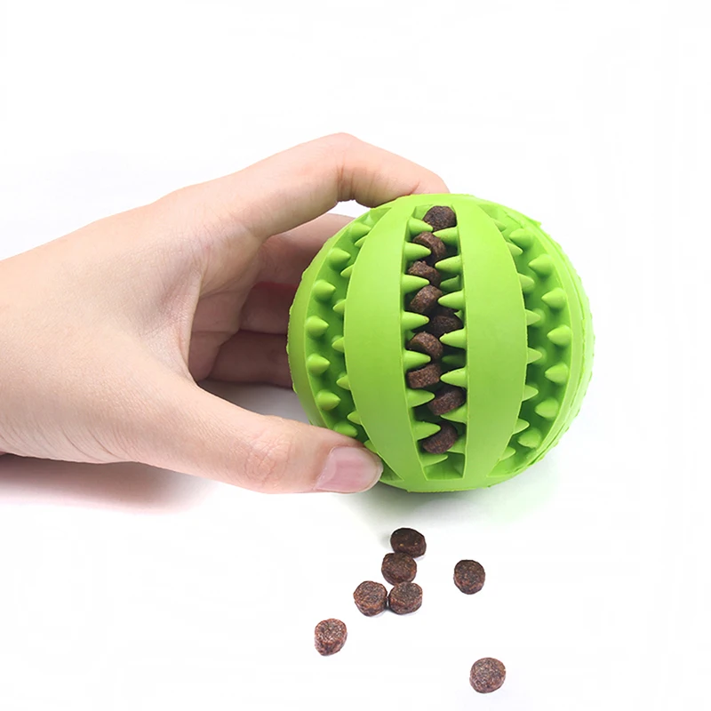 Pet Dog Sof Toys Игрушка Забавный интерактивный эластичный шарик собака жевательные игрушки для собаки зуб чистый шар еды Экстра-жесткий резиновый мяч